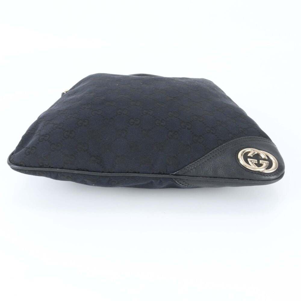 GUCCI Black Leather Shoulder Bag - Picture 6 of 9